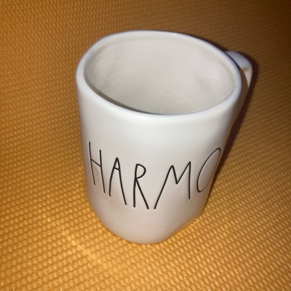 Rae Dunn HARMONY Mug Cup Ivory & Black Farmhouse Artisan Collection by Magenta. - Picture 3 of 7
